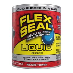 Flex Seal Family of Products Flex Seal Clear Liquid Rubber Sealant Coating 16 fl. oz.