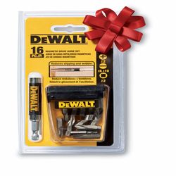 DeWalt Assorted X 1 in. L Drive Guide Bit Set Heat-Treated Steel 16 pc