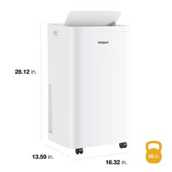 Whirlpool 550 sq ft 3 speed 12000 BTU Portable Air Conditioner