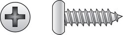 HILLMAN No. 12 Ga. X 1-1/2 in. L Phillips Pan Head Sheet Metal Screws 100 pk