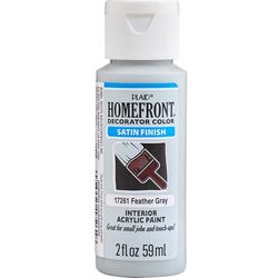 Homefront Satin Feather Gray Hobby Paint 2 oz