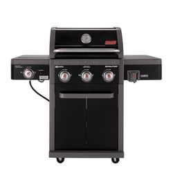 Coleman Revolution 3 Burner Liquid Propane Digital Thermometer Grill Black
