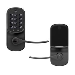 Yale Assure Matte Black Metal Touchscreen Lever