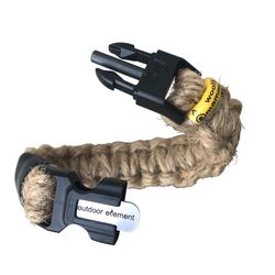 Outdoor Element Woolly Mammoth Brown Survival Bracelet