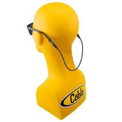 Cablz Glasses Retainer Silicone Black