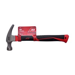 Ace 16 oz Smooth Face Rip Claw Hammer Fiberglass Handle