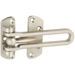 National Hardware 1.75 in. H X 6 in. L Satin Nickel Silver Zinc Die Cast Door Security Guard
