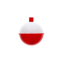 Eagle Claw 1.25 IN RED & WHITE PLASTIC SNAP-ON FLOATS Fishing Tackle