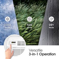 LG 6000 BTU 115 V Window Air Conditioner w/Remote 260 sq ft