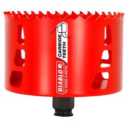 Diablo Snap-Lock Plus 4-1/8 in. Carbide Tipped 2-3/8 in. L Hole Saw