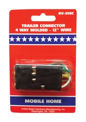 US Hardware 4 Way Car End Connector