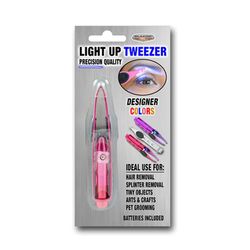 Blazing LEDz Assorted Tweezers 12 pk
