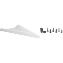 Trudeau Decorating Set Silver/White 8 pc