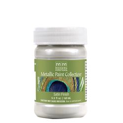 Modern Masters Metallic Paint Collection Satin Pearl White Water-Based Metallic Paint 5.5 oz