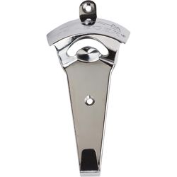 Traeger Chrome Silver Die-Cast Zinc Alloy Manual Bottle Opener