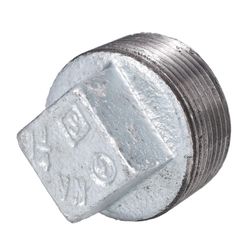STZ Industries 1-1/4 in. MIP each Galvanized Malleable Iron Plug