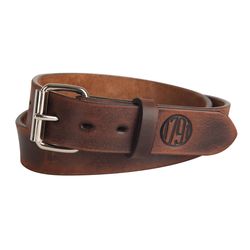 1791 Gunleather 32 in. 36 in. Leather Gun Belt 1.5 in. W Vintage