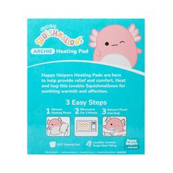Squishmallows Heating Pad 1 settings Multicolored 10 in. W X 12 in. L