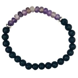 Zorbitz Fragrant Life Lava Diffuser Bracelet Lava and Gemstones 1 pk