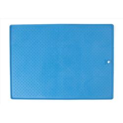 Dexas Blue Rubber Pet Bowl Mat For Cats/Dogs