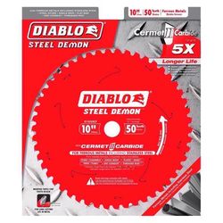 Diablo Steel Demon 10 in. D X 1 in. Cermet Metal Saw Blade 50 teeth 1 pk
