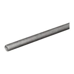 SteelWorks 3/16 in. D X 36 in. L Low Carbon Steel Threaded Rod
