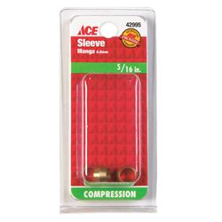 Ace 5/16 in. Compression Brass Sleeve