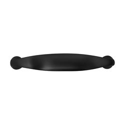 Laurey Wellington Transitional Bar Cabinet Pull 3-3/4 in. Matte Black Black 1 pk