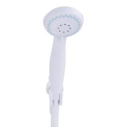 Oakbrook Collection White PVC 3 settings Handheld Showerhead 1.8 gpm