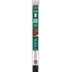 M-D Building Products Bronze Aluminum Sweep For Doors 36 in. L X 1.38 in.