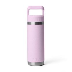 YETI Rambler 18 oz Cherry Blossom BPA Free Bottle with Straw Cap