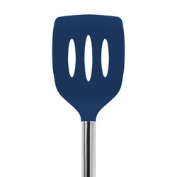 Tovolo Deep Indigo Silicone/Stainless Steel Slotted Turner