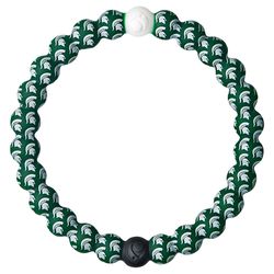 Lokai Unisex Michigan State Round Green Bracelet Silicone Water Resistant Size 7.5