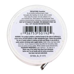 Oatey 8 oz Solid Wire Solder 0.125 in. D Tin/Lead 50/50 1 pc