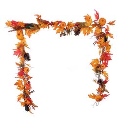 Celebrations Multicolored 35 ct 9 ft. LED Fall Harvest Garland