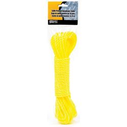 Performance Tool Project Pro 1/4 in. D X 50 ft. L Yellow Twisted Polypropylene Rope