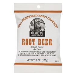 Claeys Old Fashioned Root Beer Hard Candy 6 oz