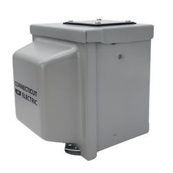 Connecticut Electric 30 amps 120 V 1 space 30 amps Power Outlet Box