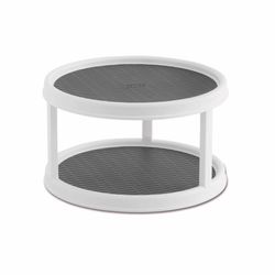 Copco Gray/White Plastic Tier Pantry Cabinet 12 in. D 1 pk