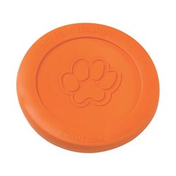 West Paw Zogoflex For Dog Orange Plastic Zisc Disc Frisbee Small 1 pk