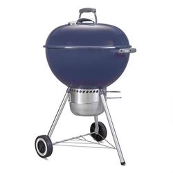 Weber 22 in. Ace Exclusive Original Kettle Premium Charcoal Grill Indigo