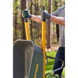 True Temper Steel Residential Wheelbarrow 6 cu ft
