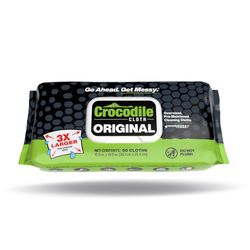 Crocodile Cloth Original Cleaning Cloth 15 in. W X 10 in. L 50 wipes