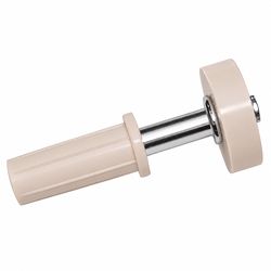 Barton Kramer 7/8 in. D X 0.375 in. L Plastic Coated Plastic Bi-fold Door Wheel Guide 2 pk