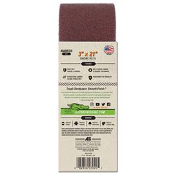 Gator 21 in. L X 3 in. W Aluminum Oxide Sanding Belt Assorted Grit Assorted 5 pc