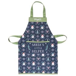 Stephen Joseph 1 pocket Multicolored Cotton Holiday Apron