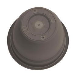 Bloem Ariana 10.25 in. H X 13 in. W X 12 in. D Plastic Traditional Planter Peppercorn
