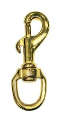 Baron 3/4 in. D X 3-3/8 in. L Polished Bronze Bolt Snap 16 lb