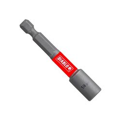 Diablo 1/4 in. X 2-9/16 in. L Black Oxide Magnetic Nut Setter 1 pc