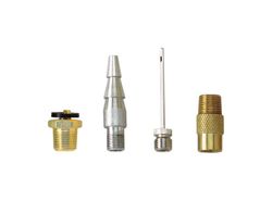 Campbell Hausfeld Brass/Steel Air Blow Gun Inflator Kit 1/4 in. NPT 4 pc